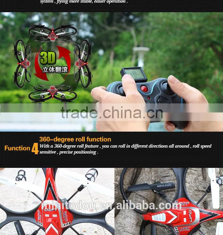 New Product F182/F182C LED 2.4GHZ 6-Axis Hand Throwing RC Quadcopter UFO With HD camera