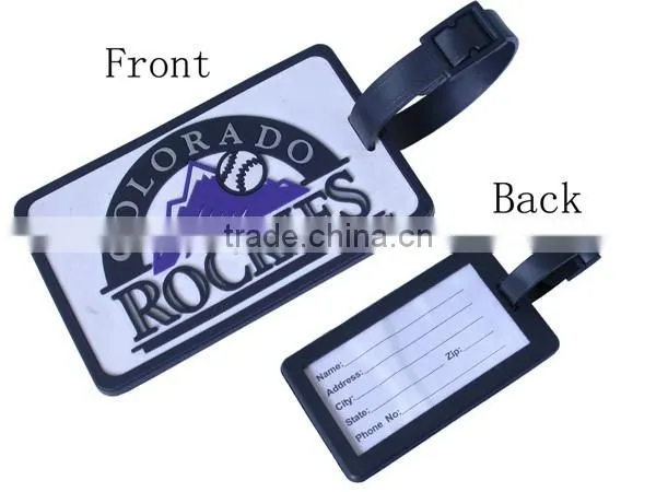 available custom luggage tag,soft pvc luggage tag