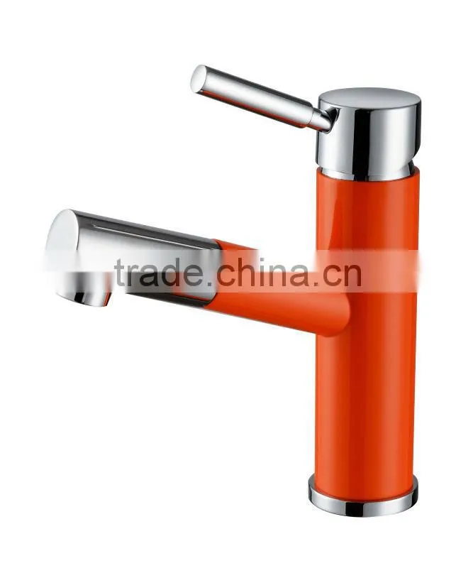 2014 hot sale baking finish single lever bathroom faucet