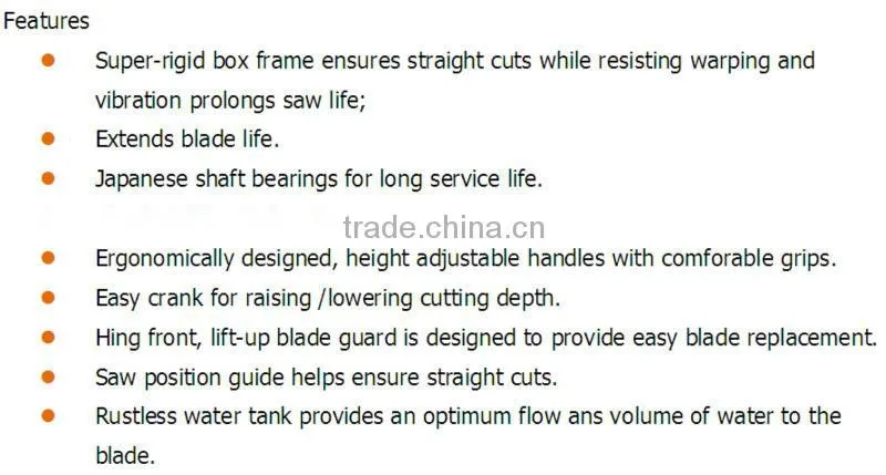 Gasoline concrete cutter (CNQ18,CE)