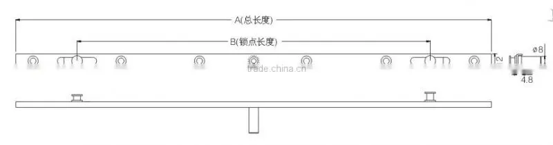Door lock JW-6012TL