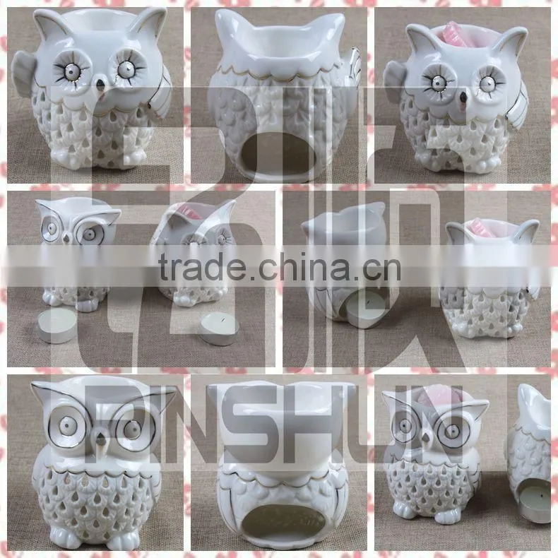 "Pinsun"ceramic gun shape candle holder