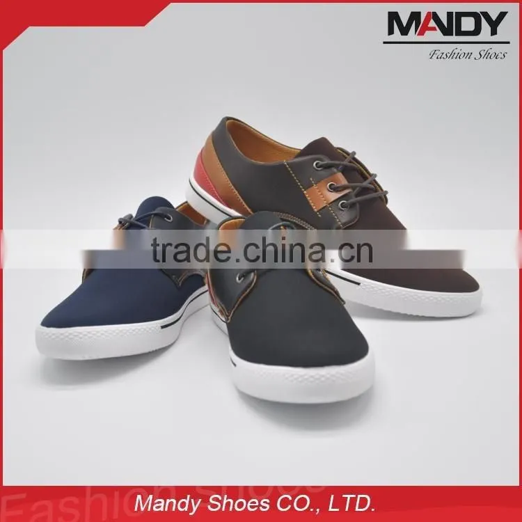 Wholesale high quality classy shoes lace up men fabric shoe