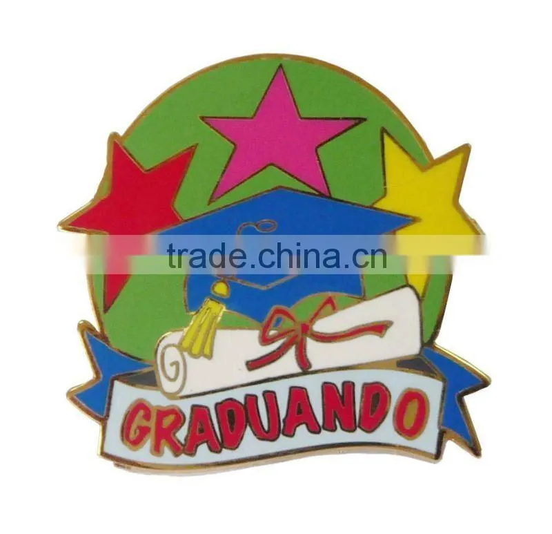 Virous design flag button badge