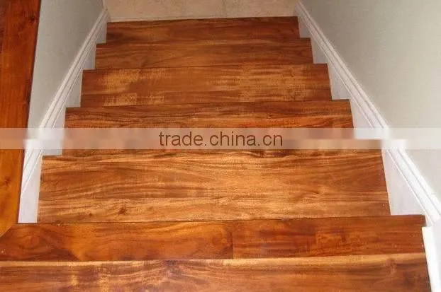 Merbau solid wood stair tread