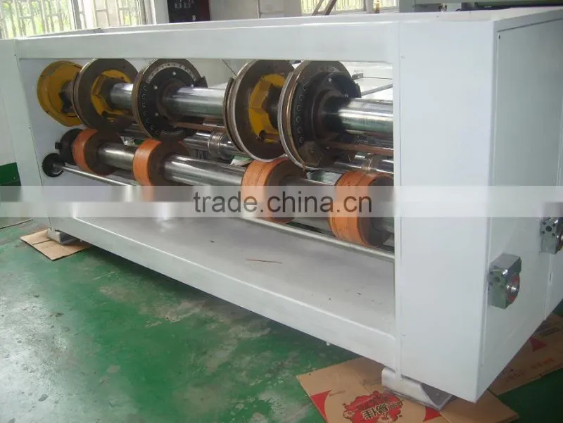 Semi automatic corrugated box rotary slotter machine