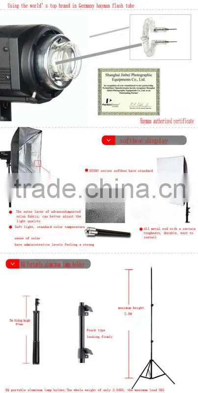 portable photographic studio flash 300W M-300 portable mini photo studio light