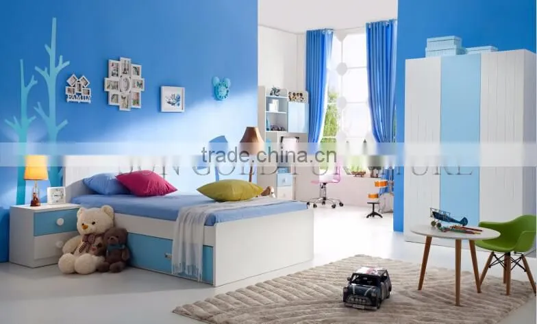 Colorful Children Cheap MDF Used Wall Bed (SZ-BF8866)