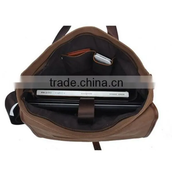 2016 newest style cotton canvas bag school bag