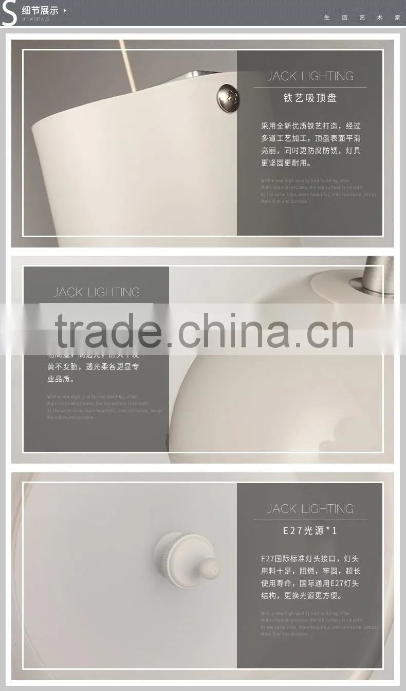 Modern New Design Wooden Pendant lamp Modern Fancy design LED pendant light JK-862-M color change mood light Magic pendant light