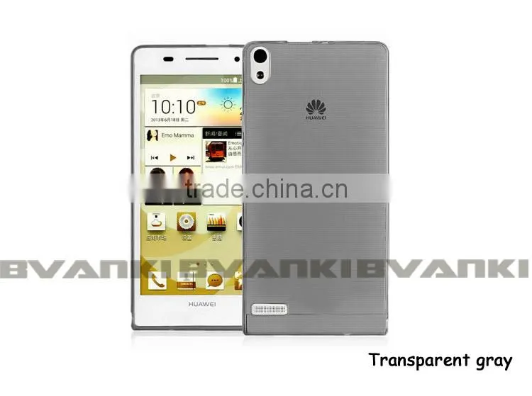 TPU Case 2016 For Huawei Ascend P6 Back Cover,Shenzhen Mobile Phone Shell Stylish Phone Case Clear Case Back For Huawei AscendP6