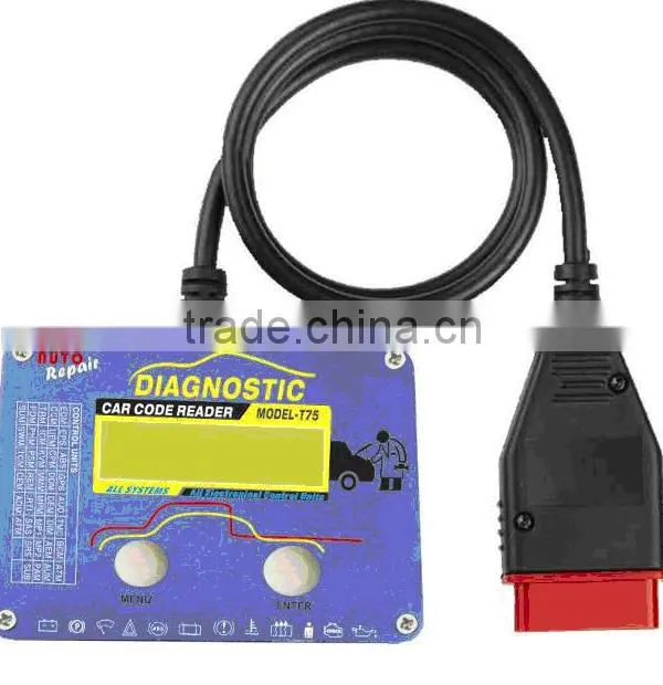 2013 new auto code reader for Volvo,OBD2 diagnostic code reader T75,code reader for Volvo