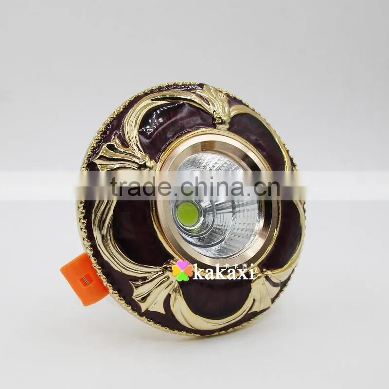 European Pop LED Ceiling Lamp COB 3W 5w Spotlights Resin + Aluminum LED Downlight