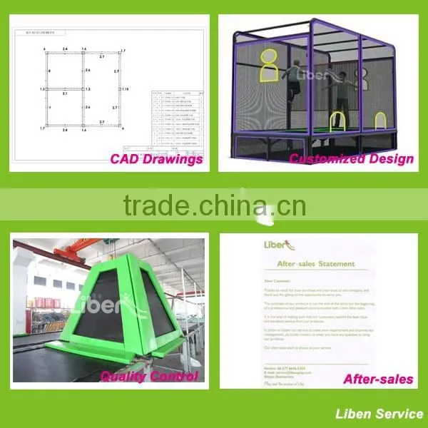 TOP 3 Indoor Children Large Cheap Trampoline Park Professional Bungee Trampoline Park