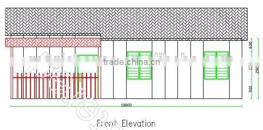 High quality china made prefab house with good performance in wind and earthquake proof