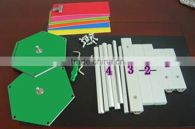 Aluminum and PS Panel Lottery Wheel UPG-YJX