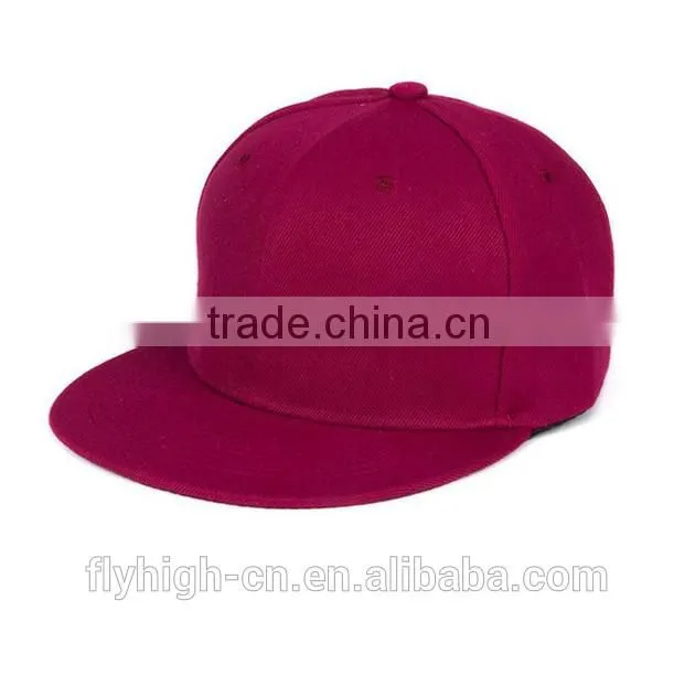 Popular Embroidery Logo Twill Cotton Snapback Cap