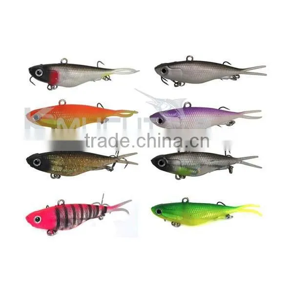 2016 new MASK S VIBES Soft Plastics Fishing Vibe Lure Blade soft vib lures