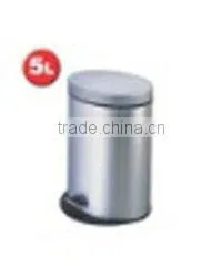 Stainless steel waste bin