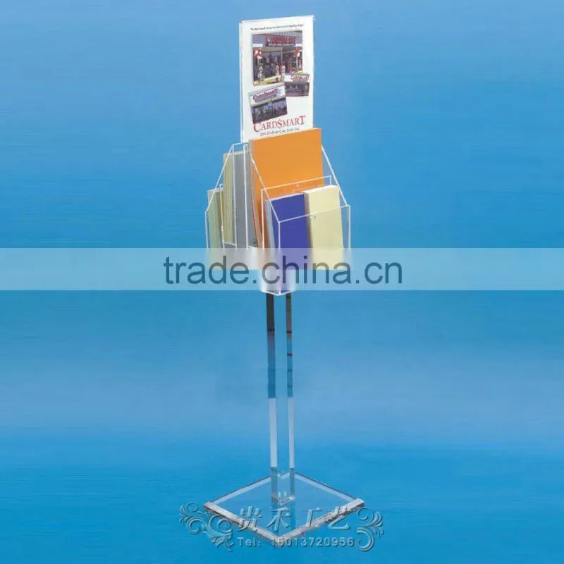 Vertical colourful Acrylic data display stand ,fashion acrylic data display stand