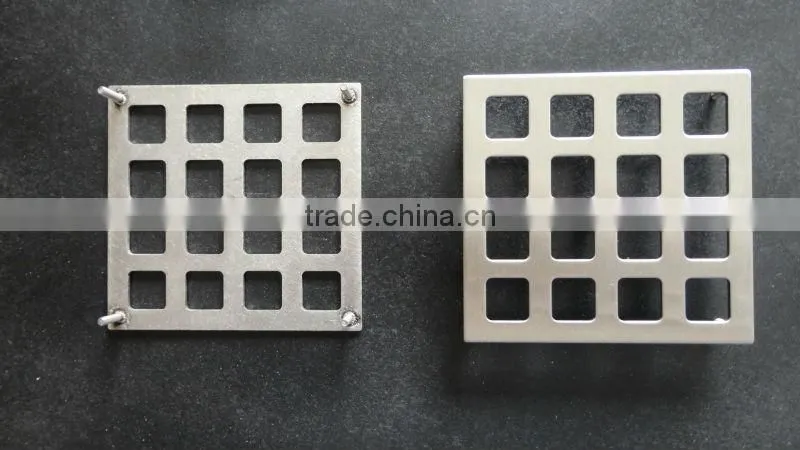 Custom Stainless Steel punching press parts fabriction services with brushed surface
