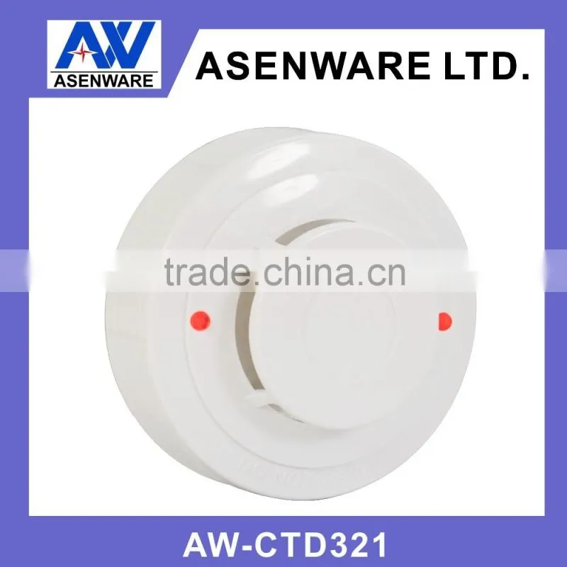 Top quality battery operated heat detector, for fire fighting heat alarm