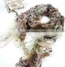 2012 the lastest silk scarves,skull scarf winter