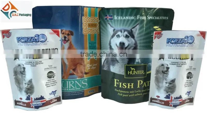 Standing Up Pouches Retort Wet Pet Food Bags