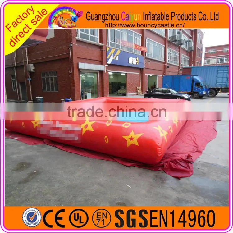 Red Inflatable Swimming Pool Float Toy For Kids