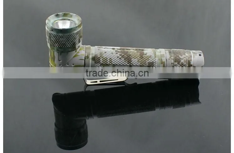 Goread Four-color camouflage bend head LED mini flashlight