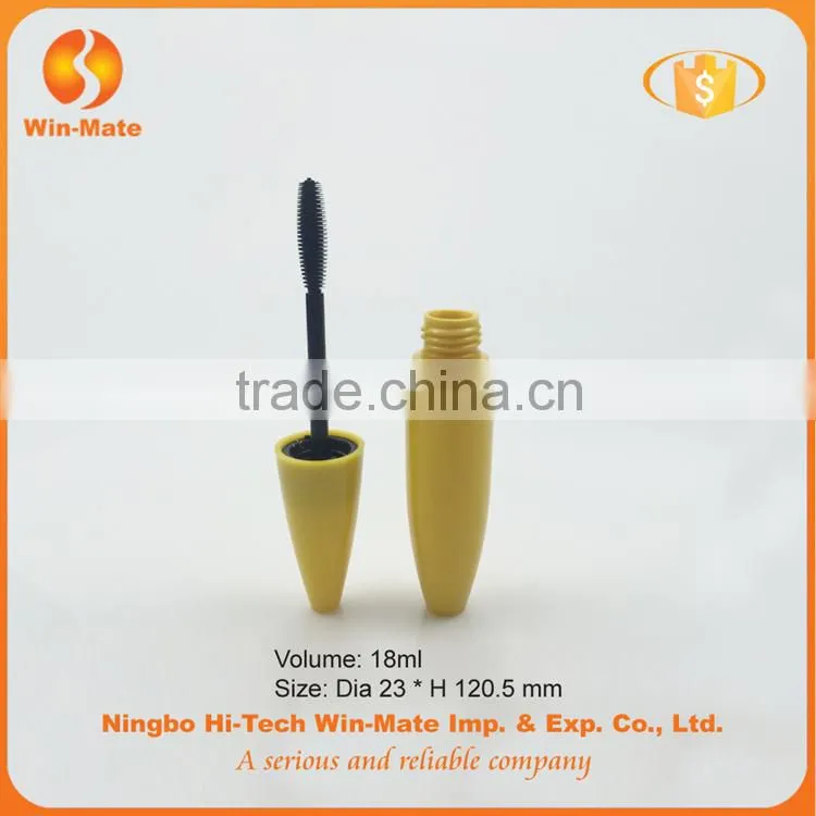 2015 special design bright color 120.5*23mm popular mascara tube