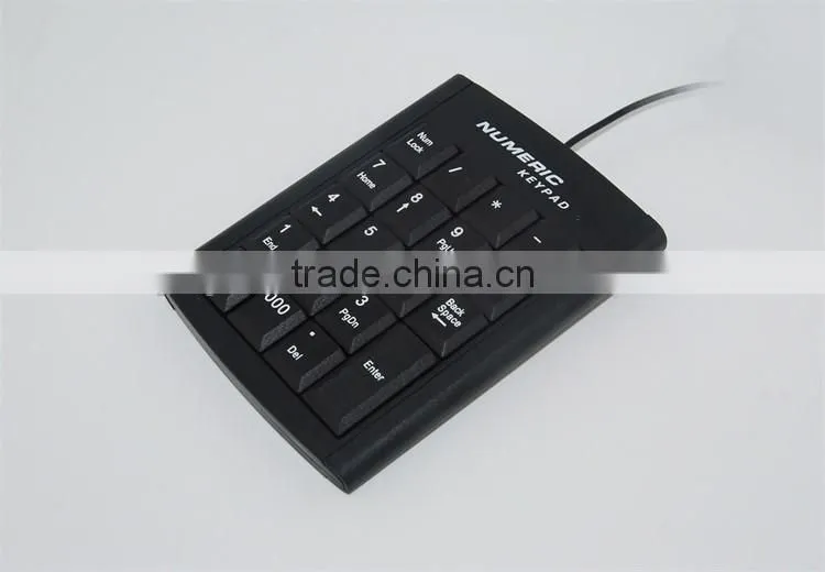 Custom 19 keys USB Numeric Keypad for Laptop