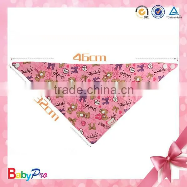 2015 High Quality Wholesale Red Cherry Kids Infinity Scarf Baby Bibs Bandana