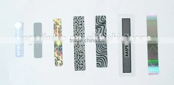 hologram scratch off labels roll easy peel off cold stick label 8*45mm have other silver , grey , zebra leopard etc