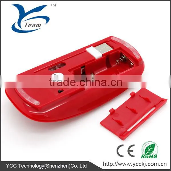 Promotion!!! wireless mouse rf2.4g for computers with various color