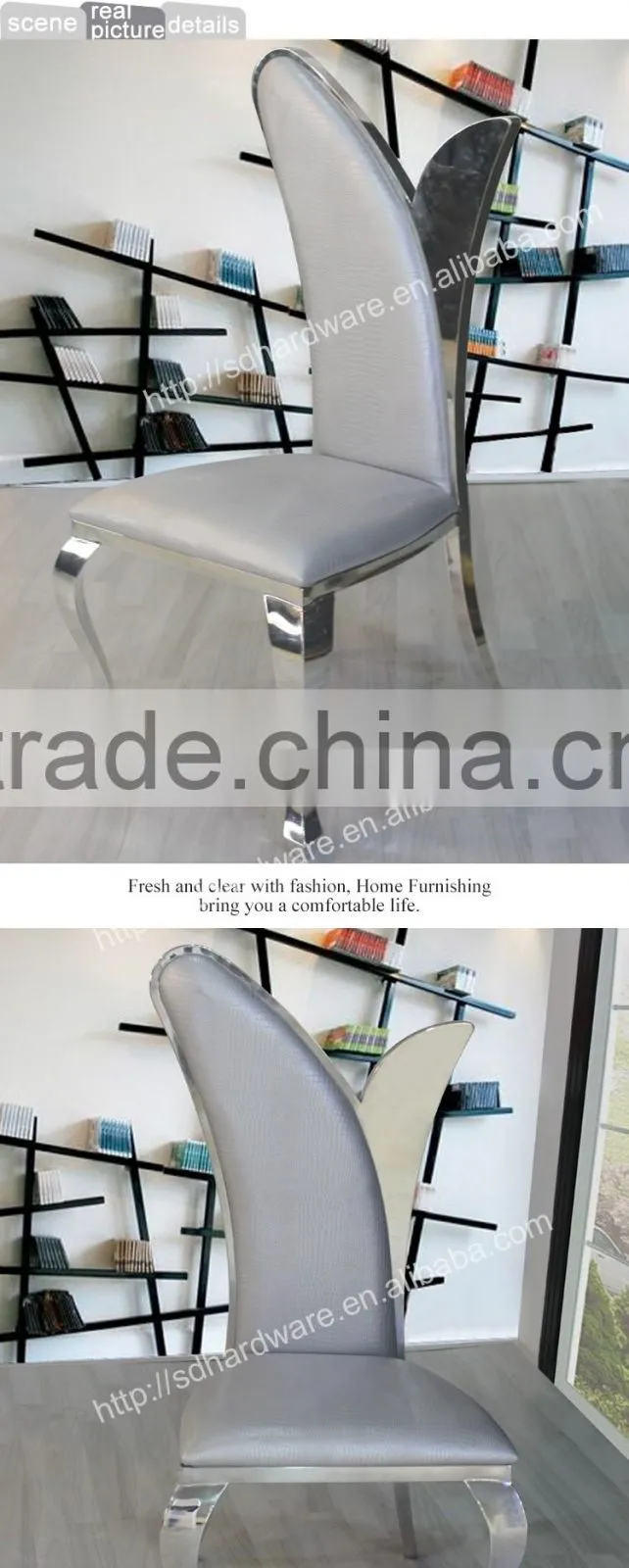 latest model hardware furniture made in foshan thumb shape finger chair