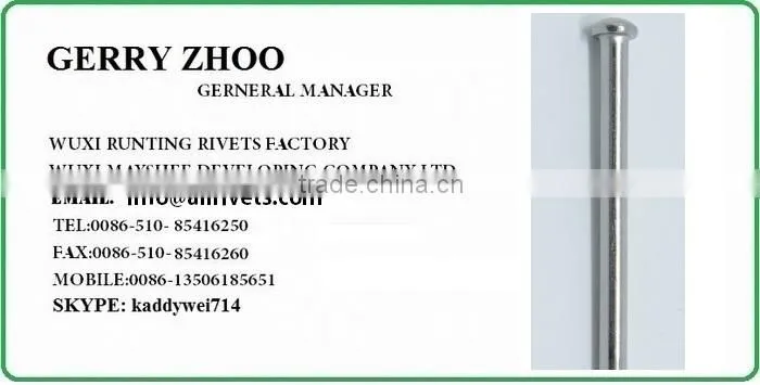 PAN HEAD ALUMINUM SOLID RIVETS