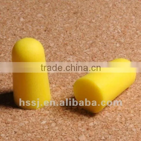 2016 hot selling ear plugs 33db PU foam hearing protection soundproof earplugs in pp box