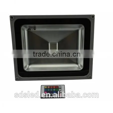 LED rgb led floodlight 50W IP65 Integrated Grey rgb led flood light