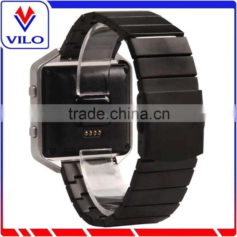 Original 1:1 316L stainless steel metal bracelet link band for Fitbit blaze