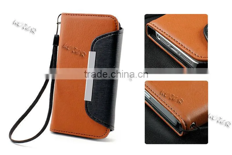 2014 latest pouch PU leather case cover for iPhon 5 & 5S,For iphone 5 case,mobile phone leather case for iphone5 leather case
