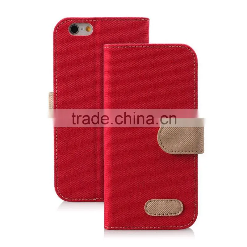 New superior quality Canvas Cell Phone Case for iphone 6
