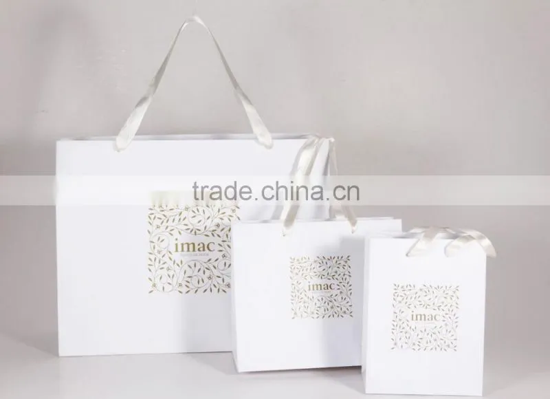 Custom Logo Printed brown craft gift shopping paper bag Wholesale