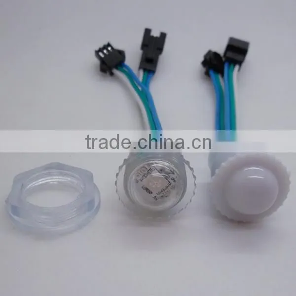 16mm WS2811 led pixel light,1pcs 5050 SMD with 1pcs WS2811 IC bult-in;16mm diameter;1pcs/string,DC5V,Waterproof IP65