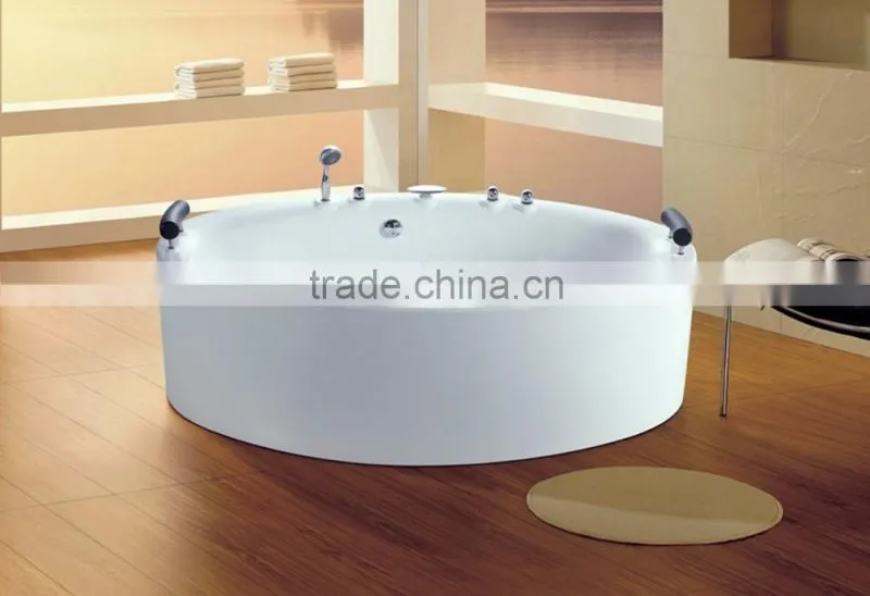 cUPC acrylic big round bathtub, bath tub round,1000mm round bathtub