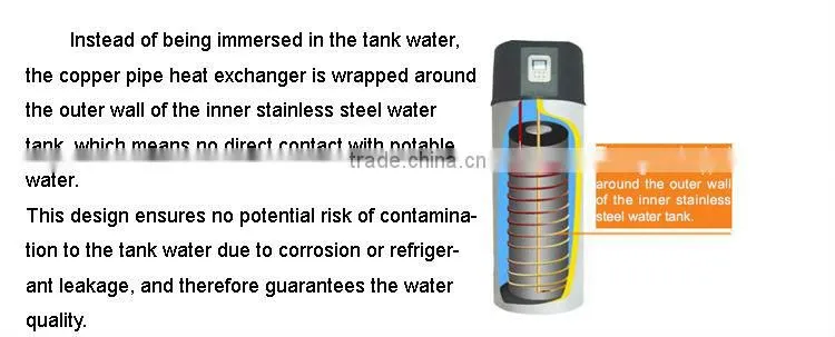 solar power hot water heat pump water heater all in one
