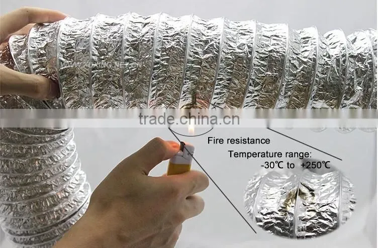 Aluminium flexible air duct
