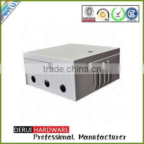 1u case steel box Sheet metal Steel Telecom Junction box mini itx case