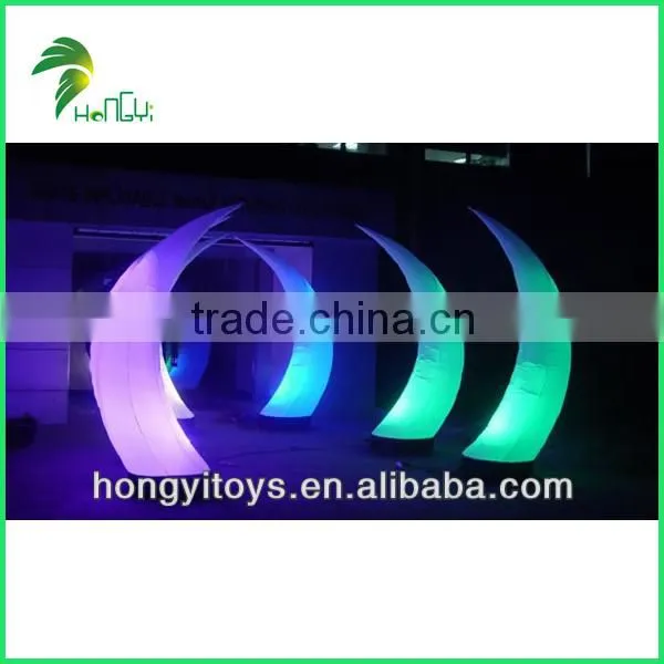 Advertising Custom PVC LED Inflatable Light Balloons Inflatable Light Cone for Night Decoration