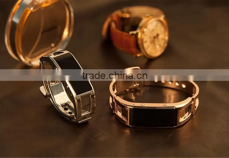 2015 hottest rose gold bluetooth led display health care smart watch with sleep minitor , pedometer for couples